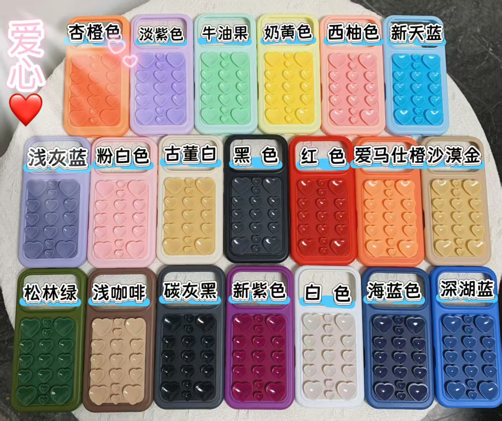 Heart suction silicon case
