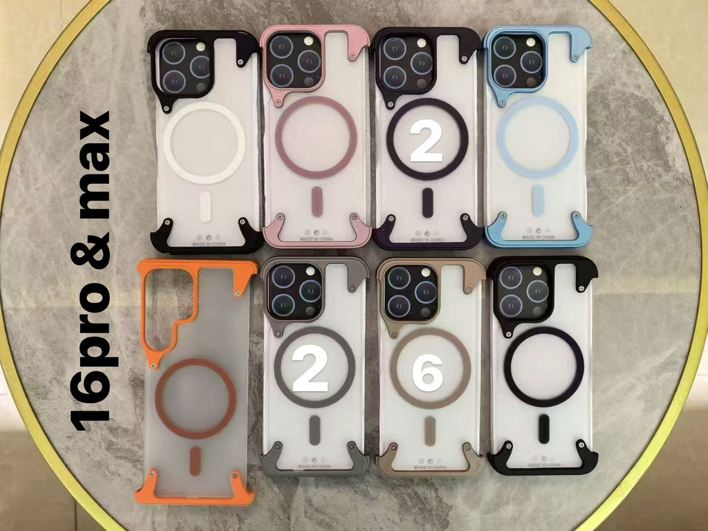 Metal matte Magsafe bumper case