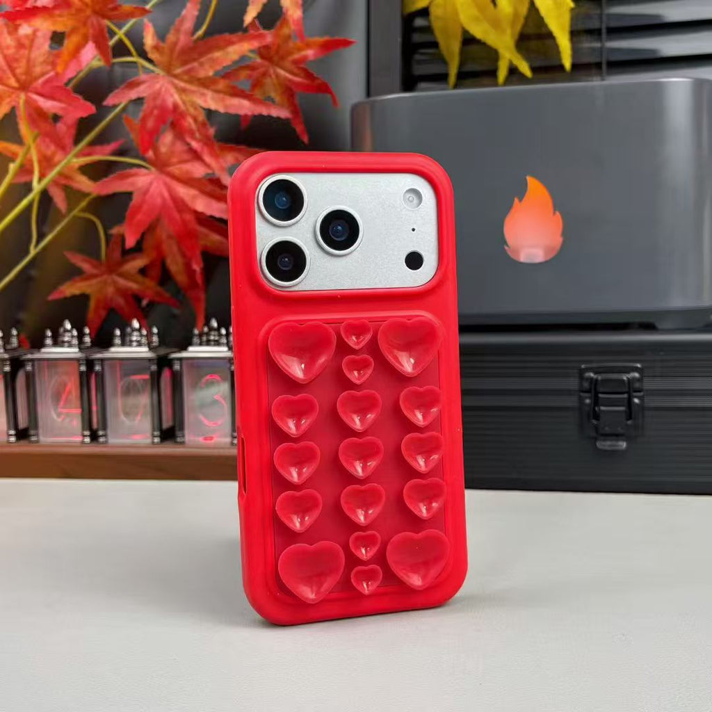 Heart suction silicon case