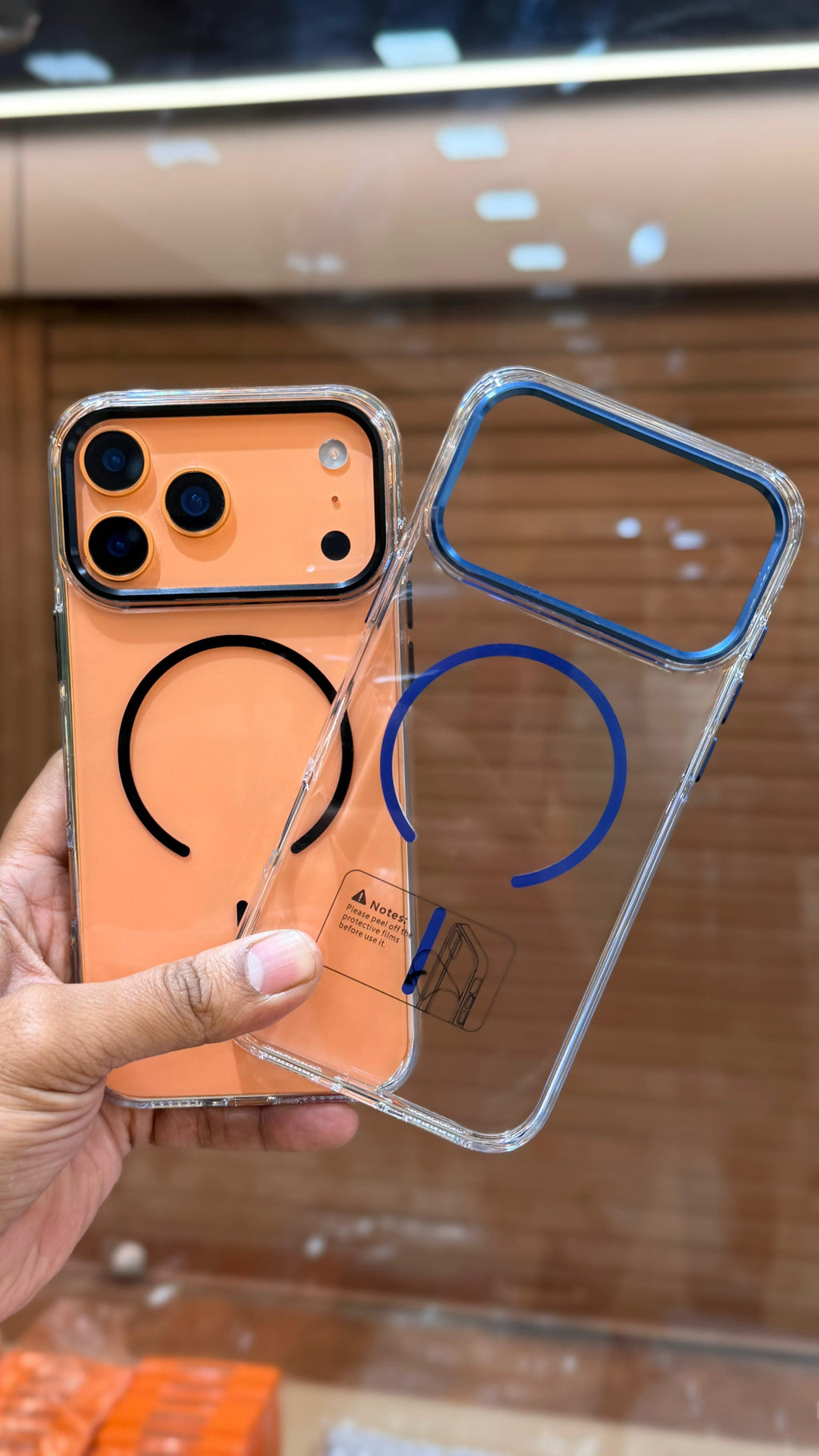 Transparent magsafe case