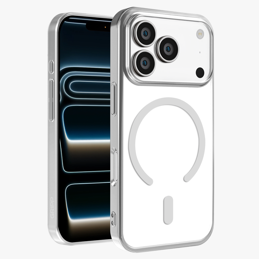 GRIPP Glacier Slim Apple iPhone 17 Pro MagSafe Case - Silver