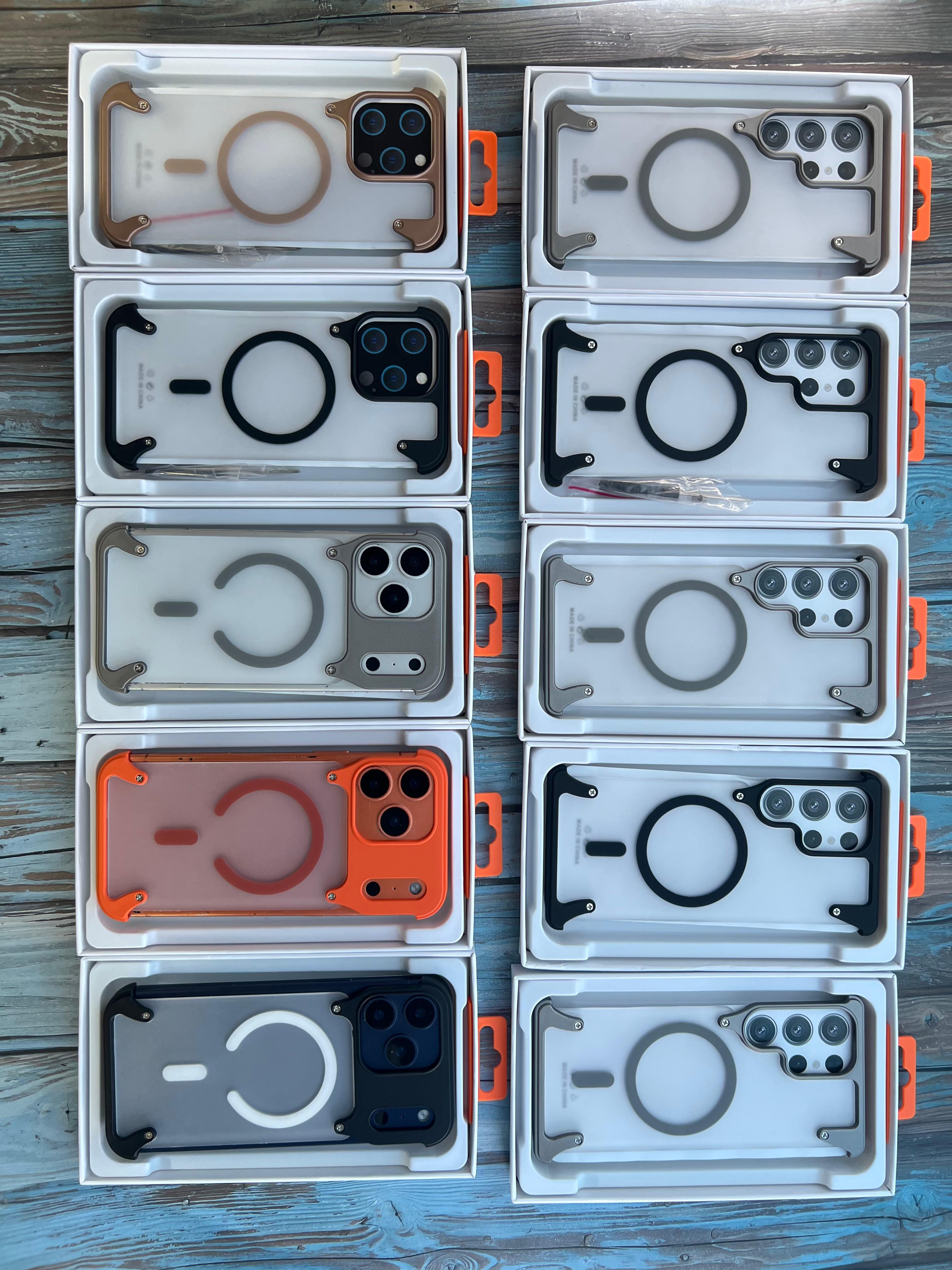 Metal matte Magsafe bumper case