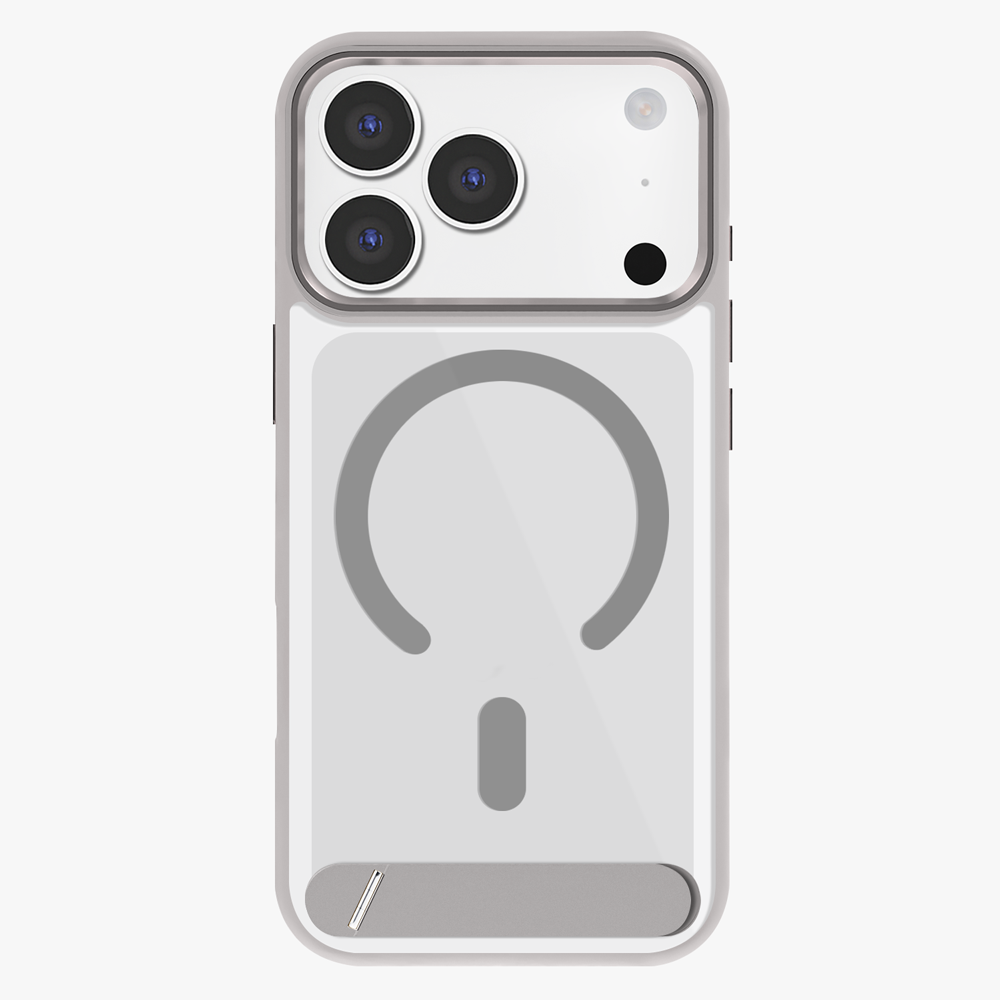 GRIPP Clarion MagStand Apple iPhone 17 Pro MagSafe Case with 8ft Drop Tested - Grey