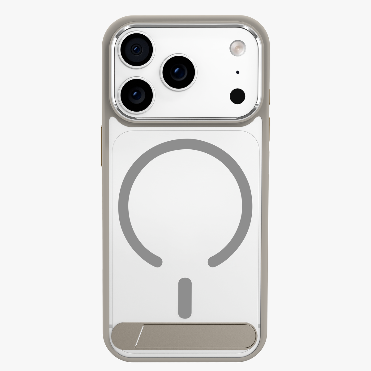 GRIPP Clarion MagStand Apple iPhone 18 Pro MagSafe Case with 8ft Drop Tested - Grey