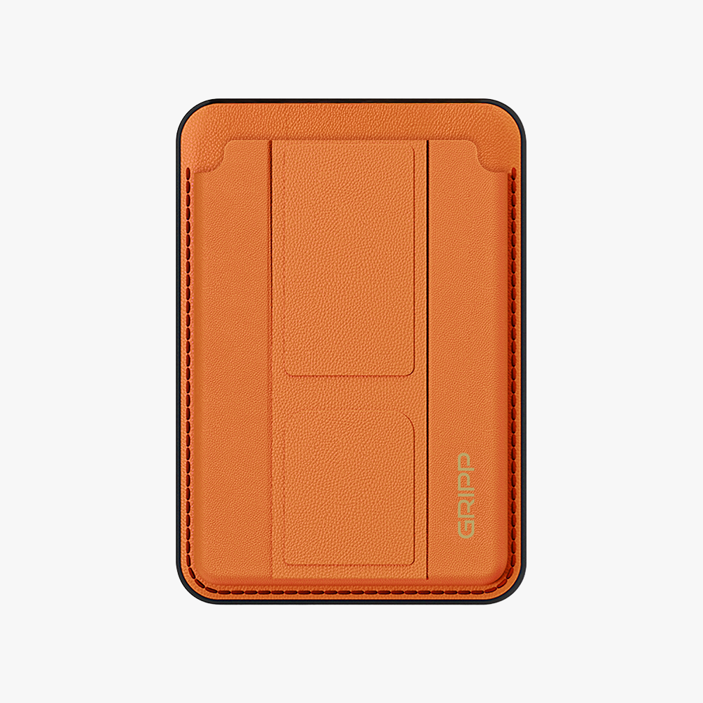 GRIPP Mag Pocket Stand MagSafe Wallet Card Holder - Orange
