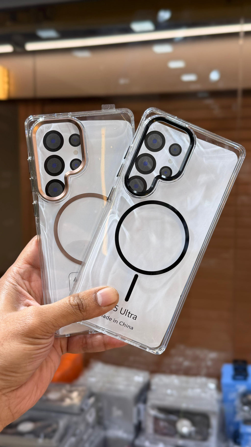 Transparent magsafe case