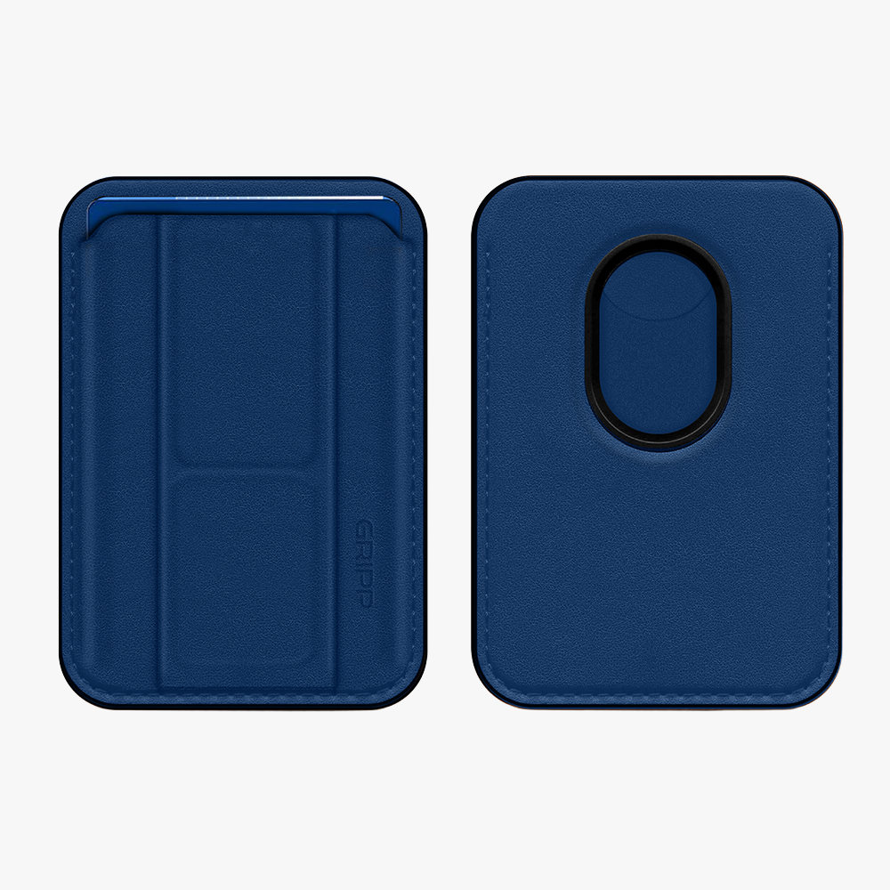 GRIPP Mag Pocket Stand MagSafe Wallet Card Holder - Blue
