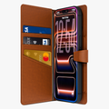 GRIPP Polo Book Wallet Apple iPhone 17 Pro and All MagSafe Phones up to 6.5" / 16.51 cm MagSafe Case - Camel