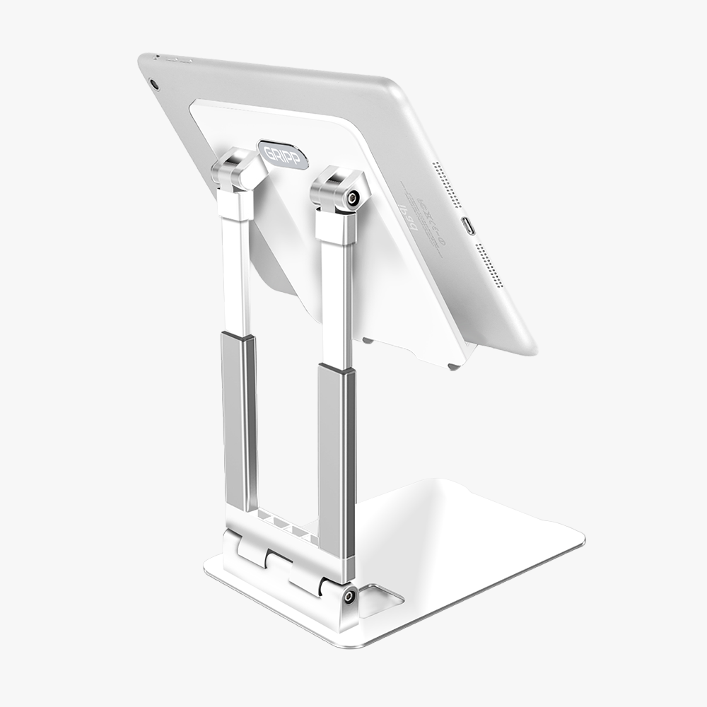 GRIPP Trivot iPad/Mobile Universal Stand (Aluminium) - White