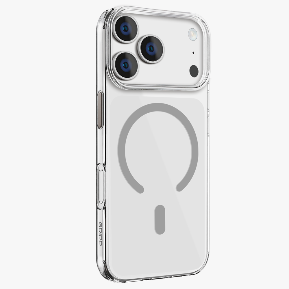 GRIPP Clear Xtreme Apple iPhone 17 Pro MagSafe Case with 8ft Drop Tested - Grey