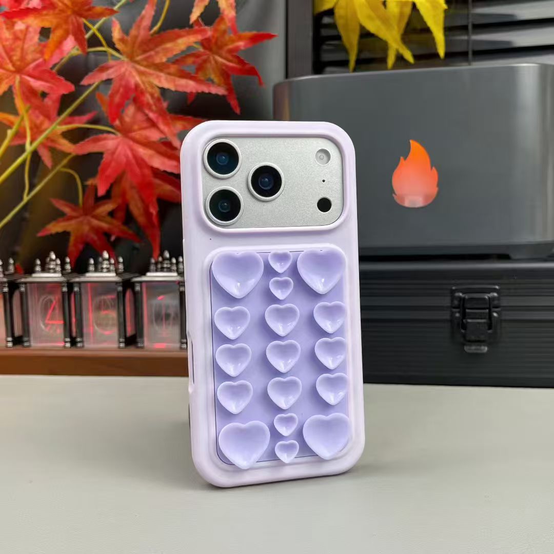 Heart suction silicon case