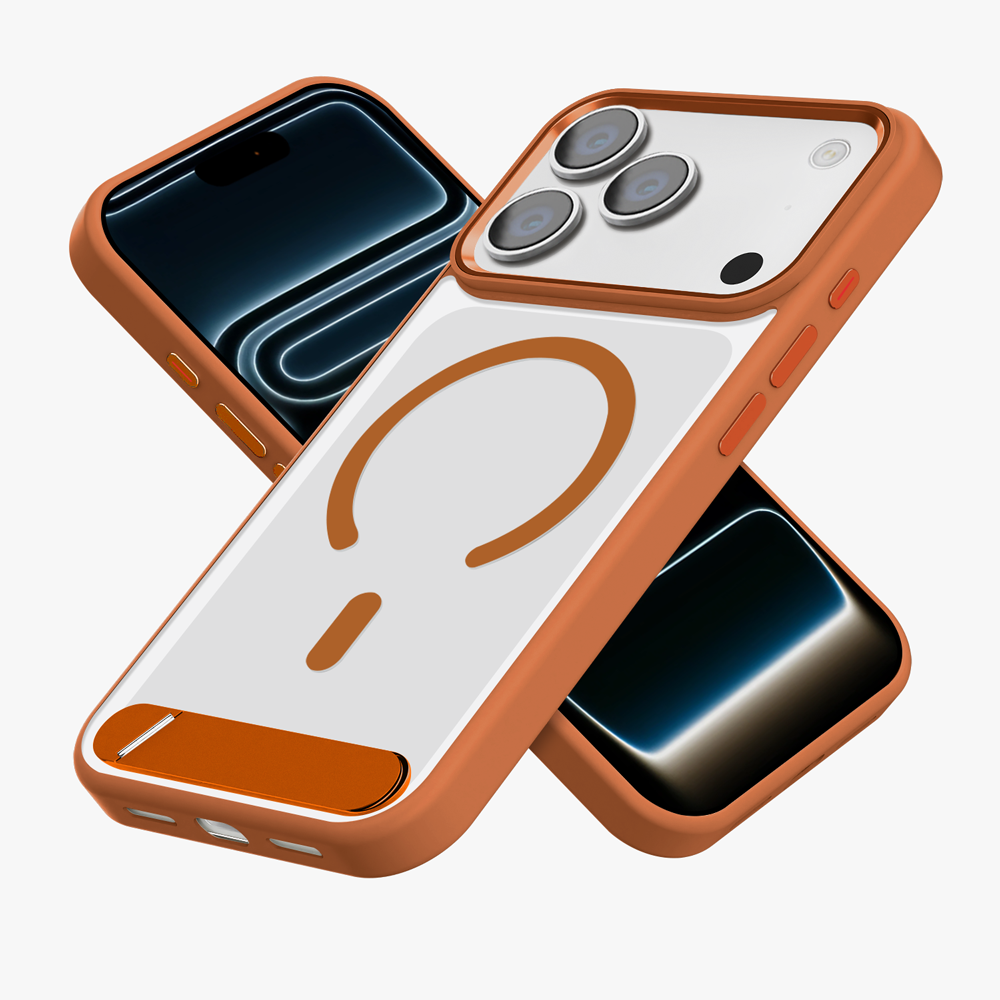 GRIPP Clarion MagStand Apple iPhone 17 Pro MagSafe Case with 8ft Drop Tested - Orange