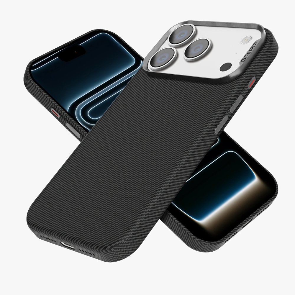 GRIPP Carbon Slim Apple iPhone 17 Pro MagSafe Case - Black