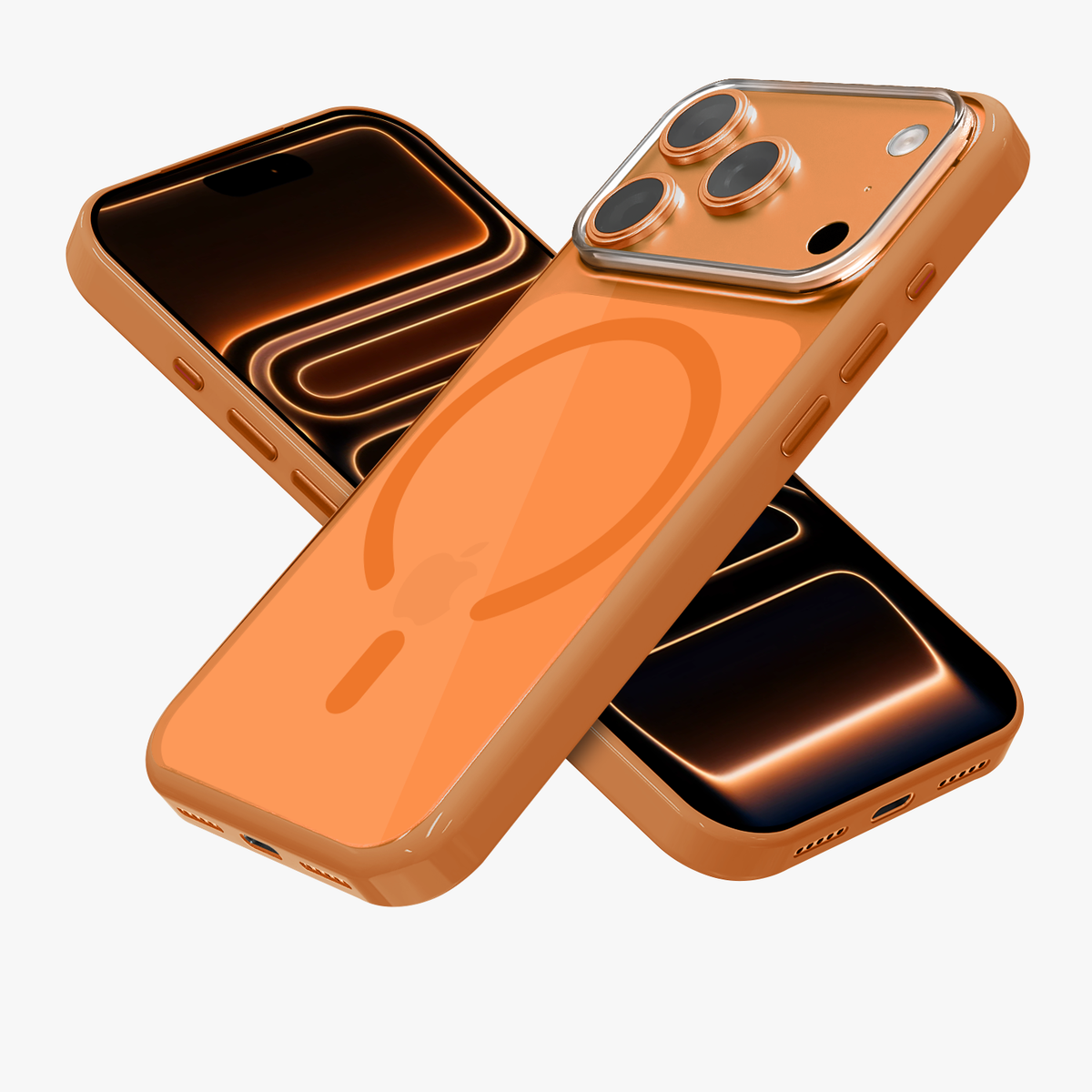 GRIPP Flex Apple iPhone 17 Pro MagSafe Case with 6ft Drop Tested - Orange
