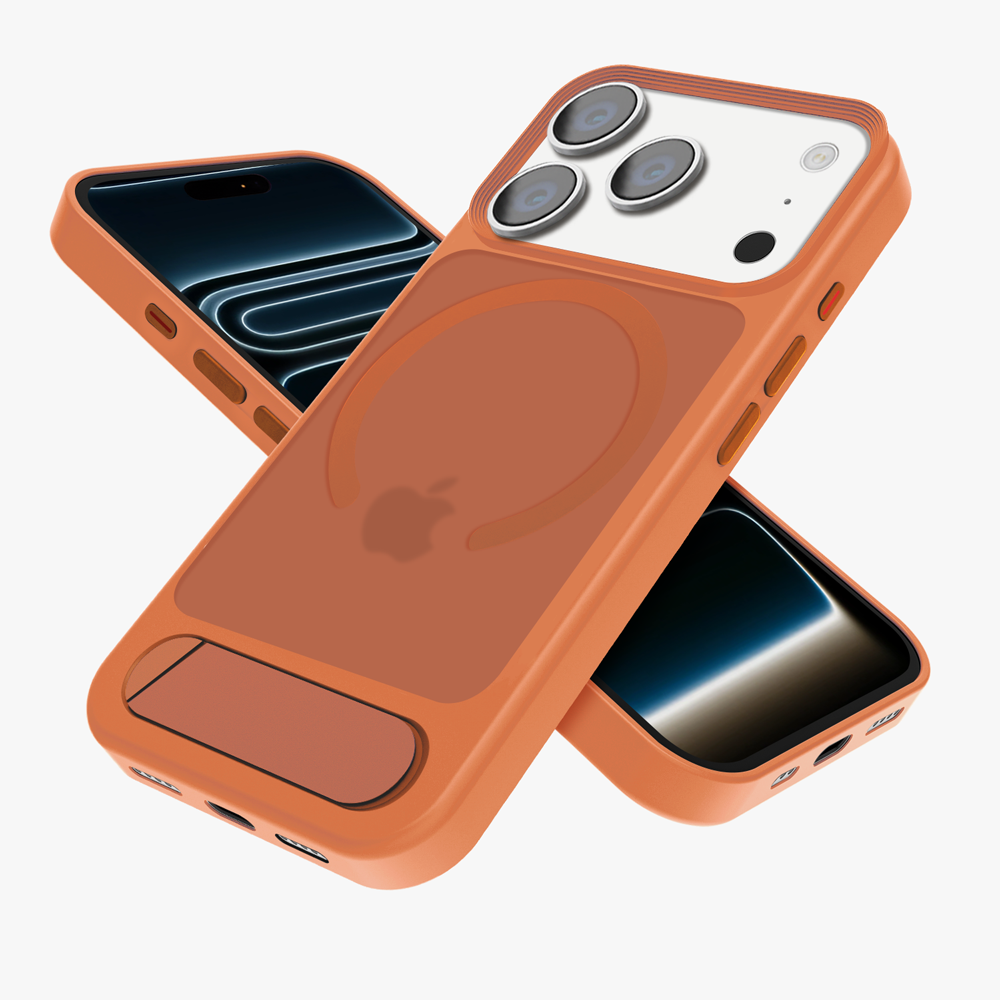 GRIPP Bolt MagStand Apple iPhone 17 Pro MagSafe Case with 8ft Drop Tested - Orange