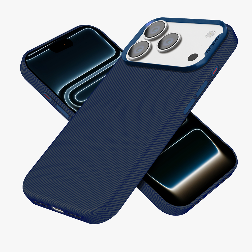 GRIPP Carbon Slim Apple iPhone 17 Pro Max MagSafe Case - Blue
