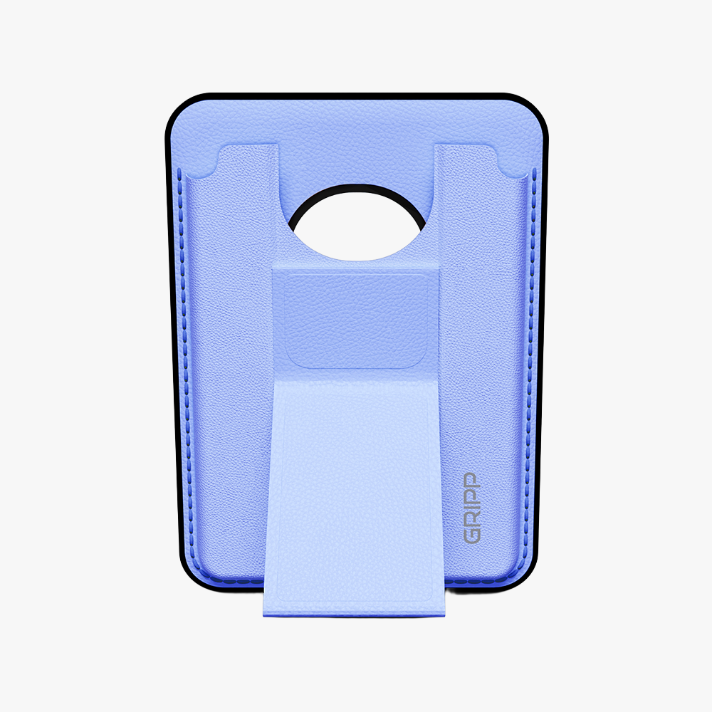 GRIPP Mag Pocket Stand MagSafe Wallet Card Holder - Light Blue