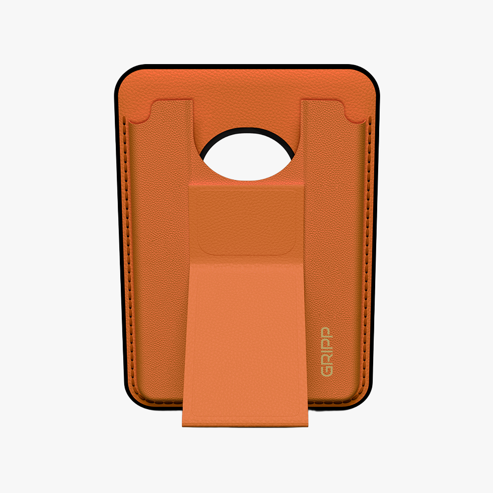 GRIPP Mag Pocket Stand MagSafe Wallet Card Holder - Orange