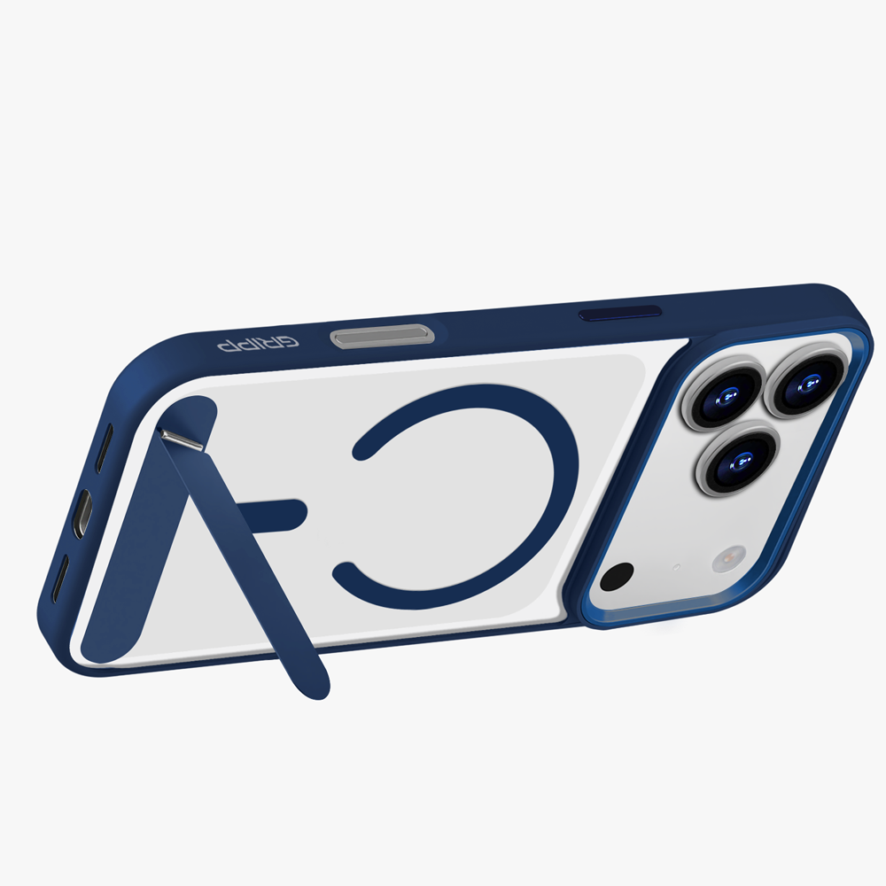 GRIPP Clarion MagStand Apple iPhone 17 Pro MagSafe Case with 8ft Drop Tested - Blue