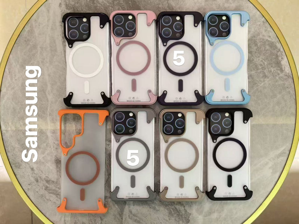 Metal matte Magsafe bumper case