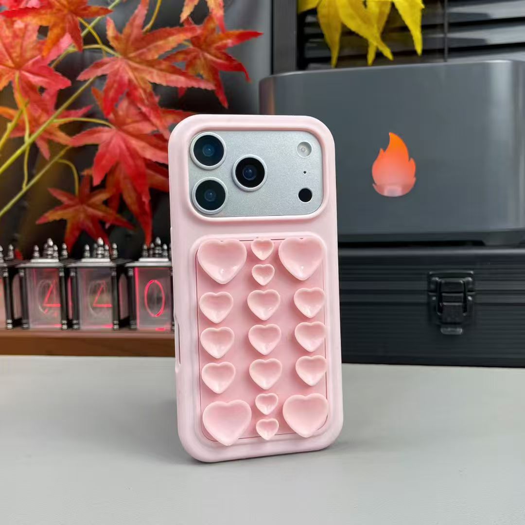 Heart suction silicon case