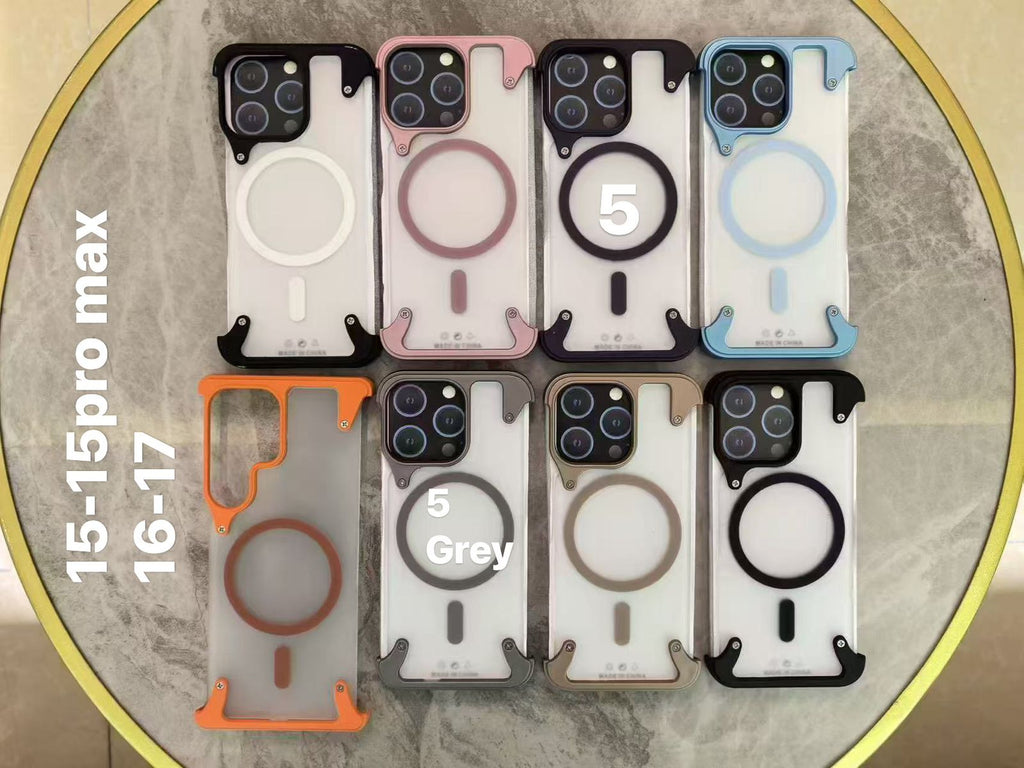 Metal matte Magsafe bumper case