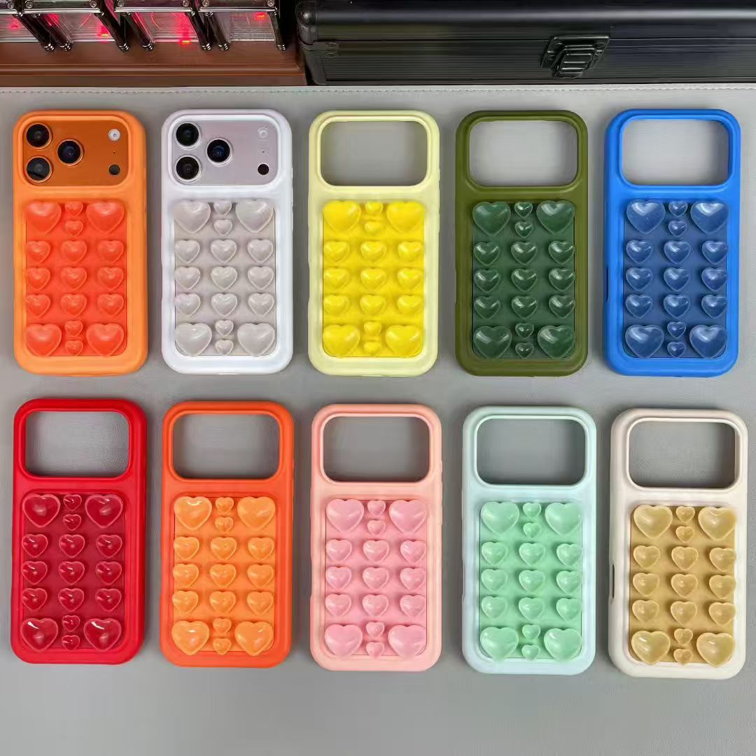 Heart suction silicon case