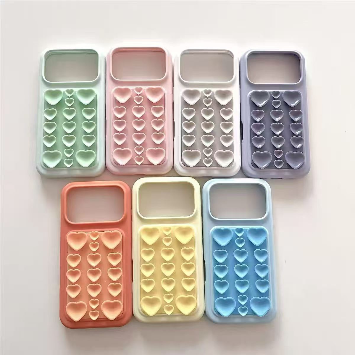 Heart suction silicon case