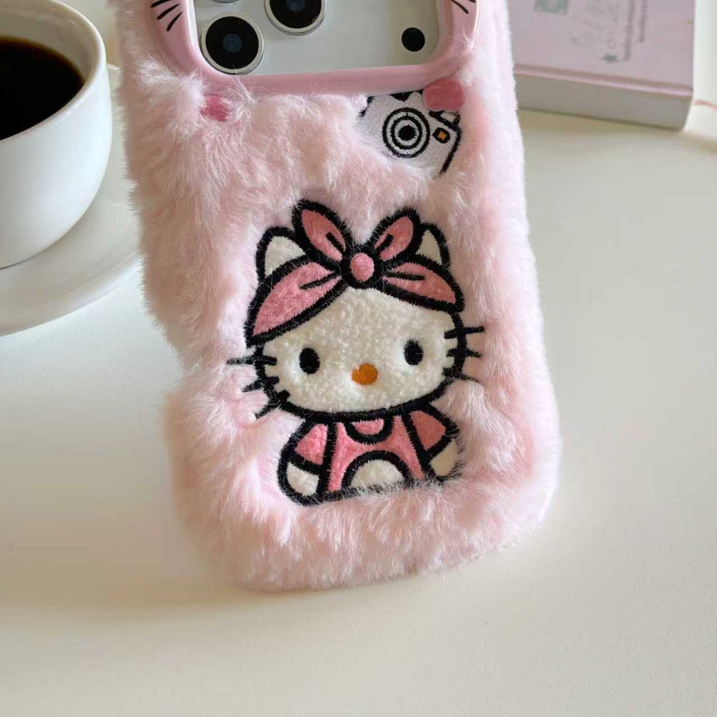 Hello kitty fur case