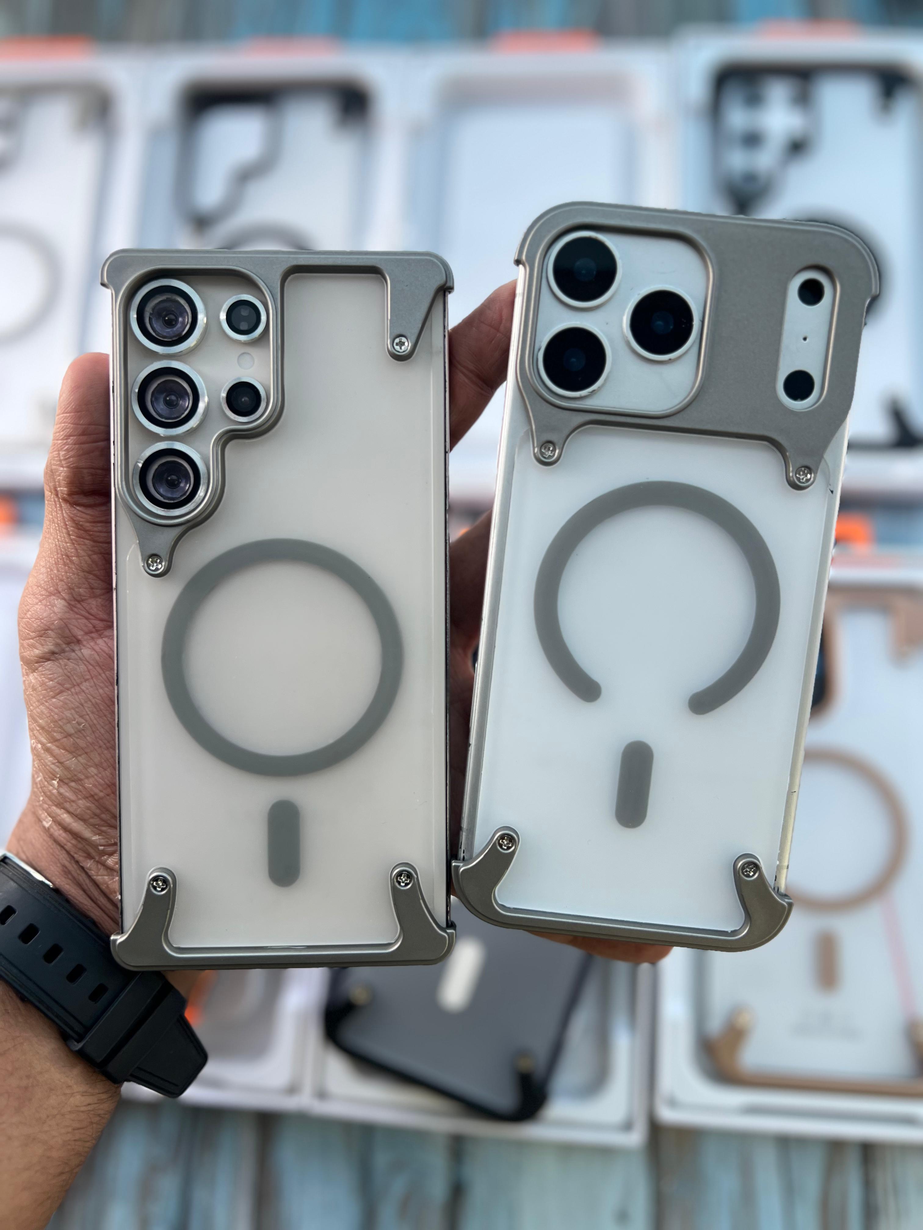 Metal matte Magsafe bumper case