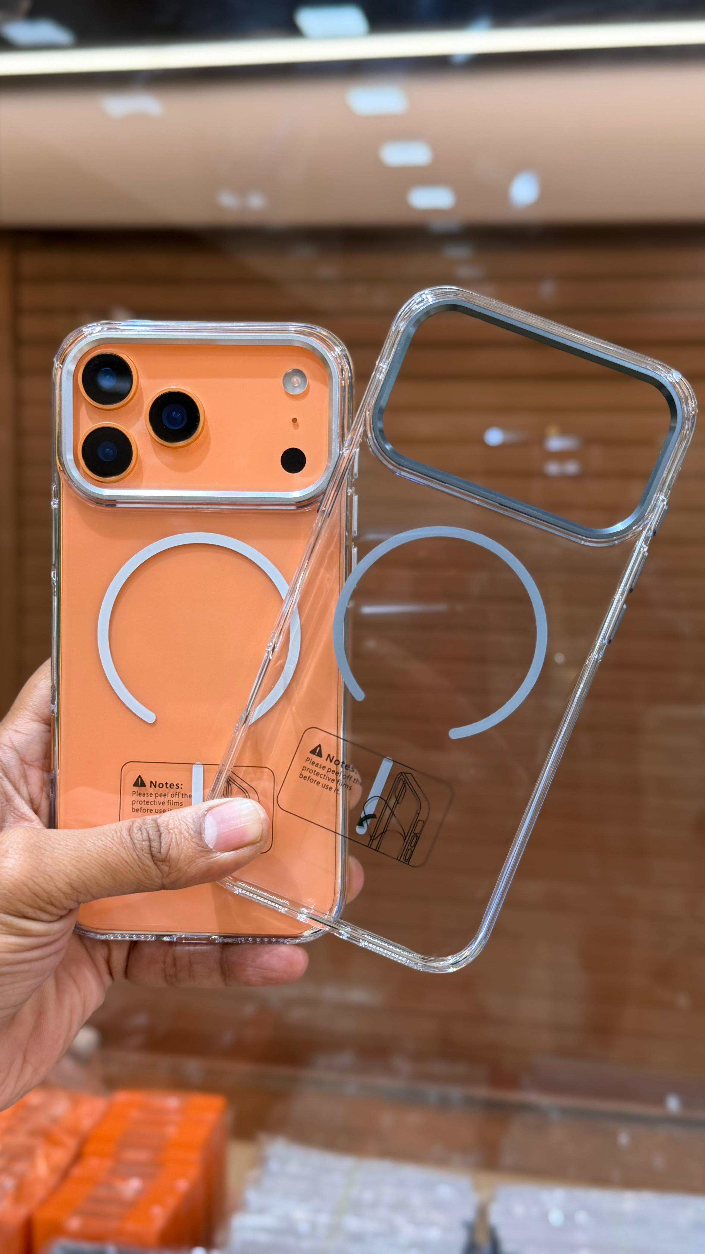 Transparent magsafe case