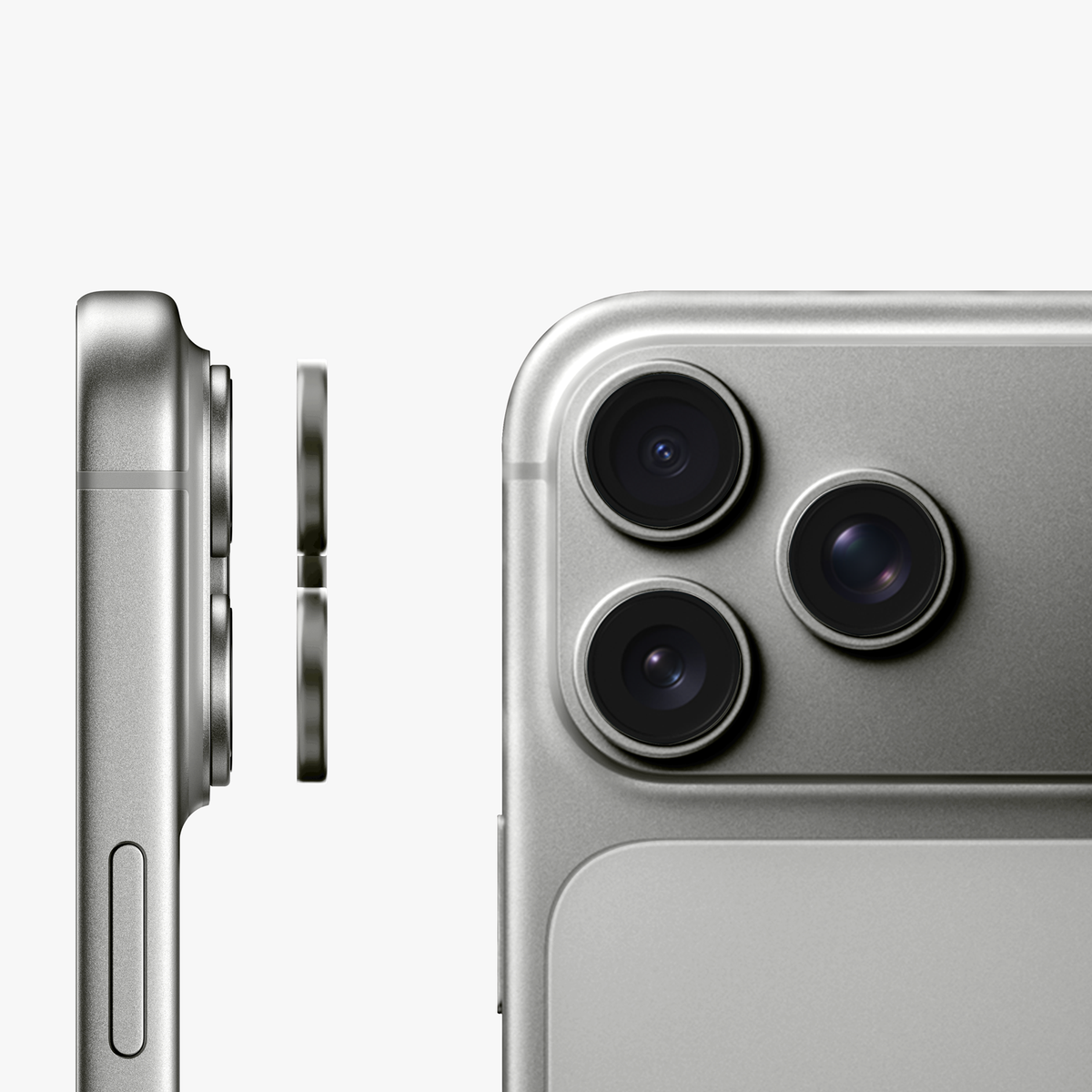 GRIPP Focal Camera Lens Protector 3N1 Compatible with Apple iPhone 17 Pro - Grey