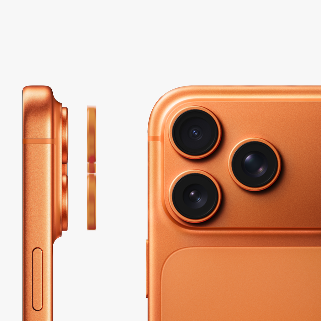 GRIPP Focal Camera Lens Protector 3N1 Compatible with Apple iPhone 17 Pro - Orange