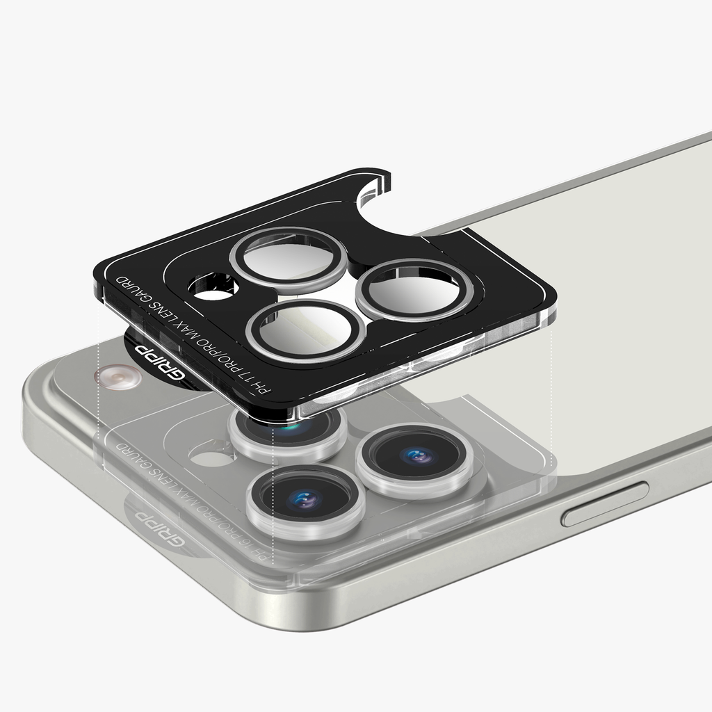 GRIPP Focal Camera Lens Protector 3N1 Compatible with Apple iPhone 17 Pro - Silver