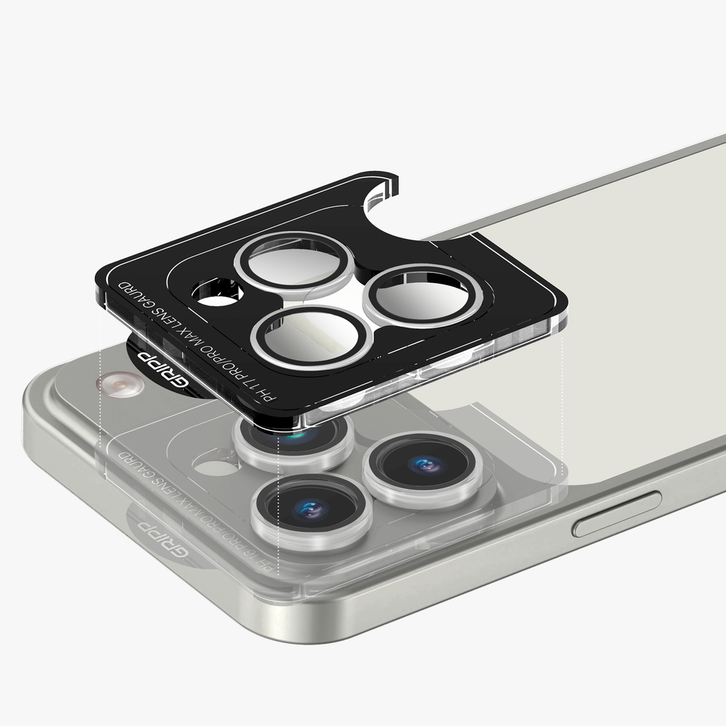 GRIPP Focal Camera Lens Protector 3N1 Compatible with Apple iPhone 17 Pro Max - Transparent