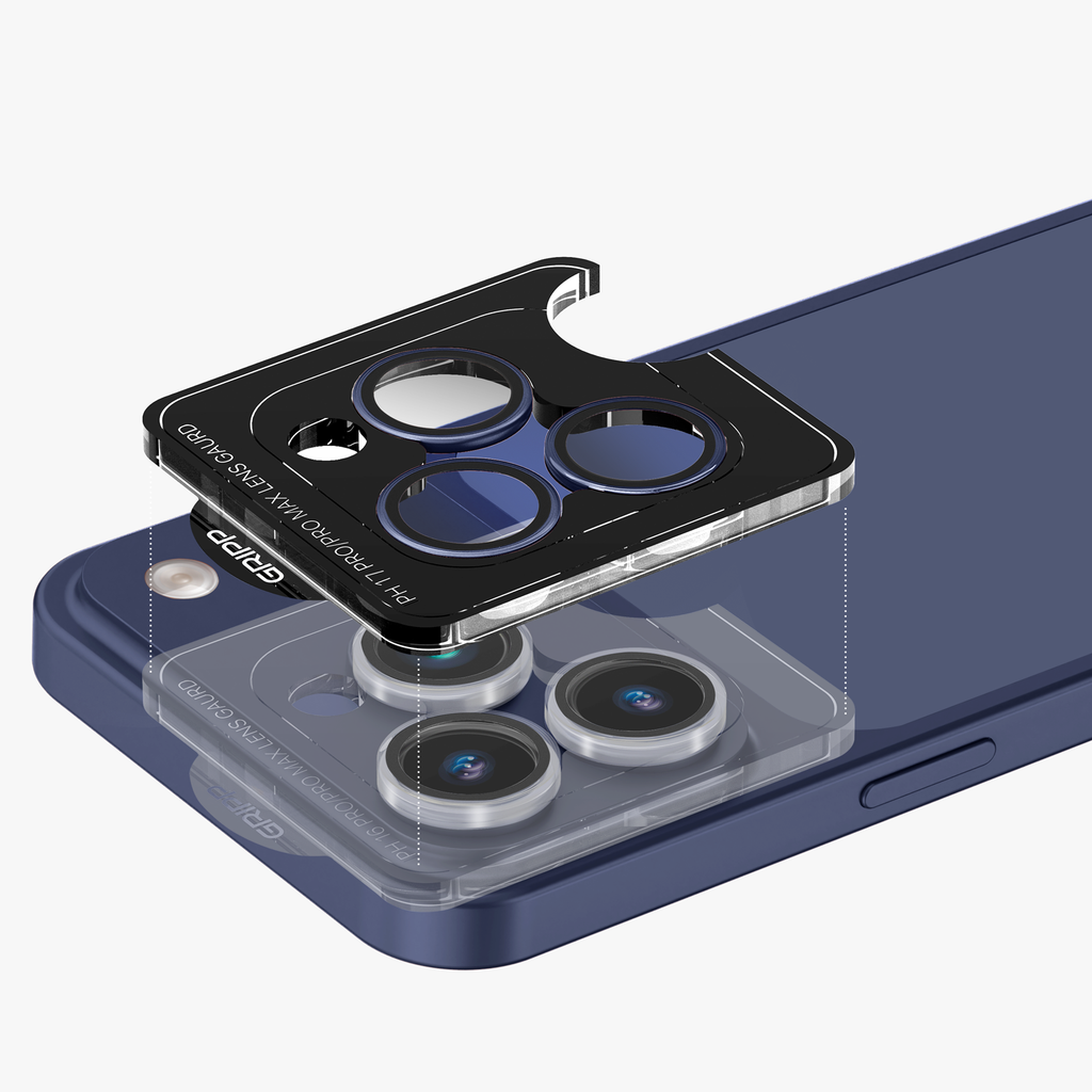 GRIPP Focal Camera Lens Protector 3N1 Compatible with Apple iPhone 17 Pro - Blue