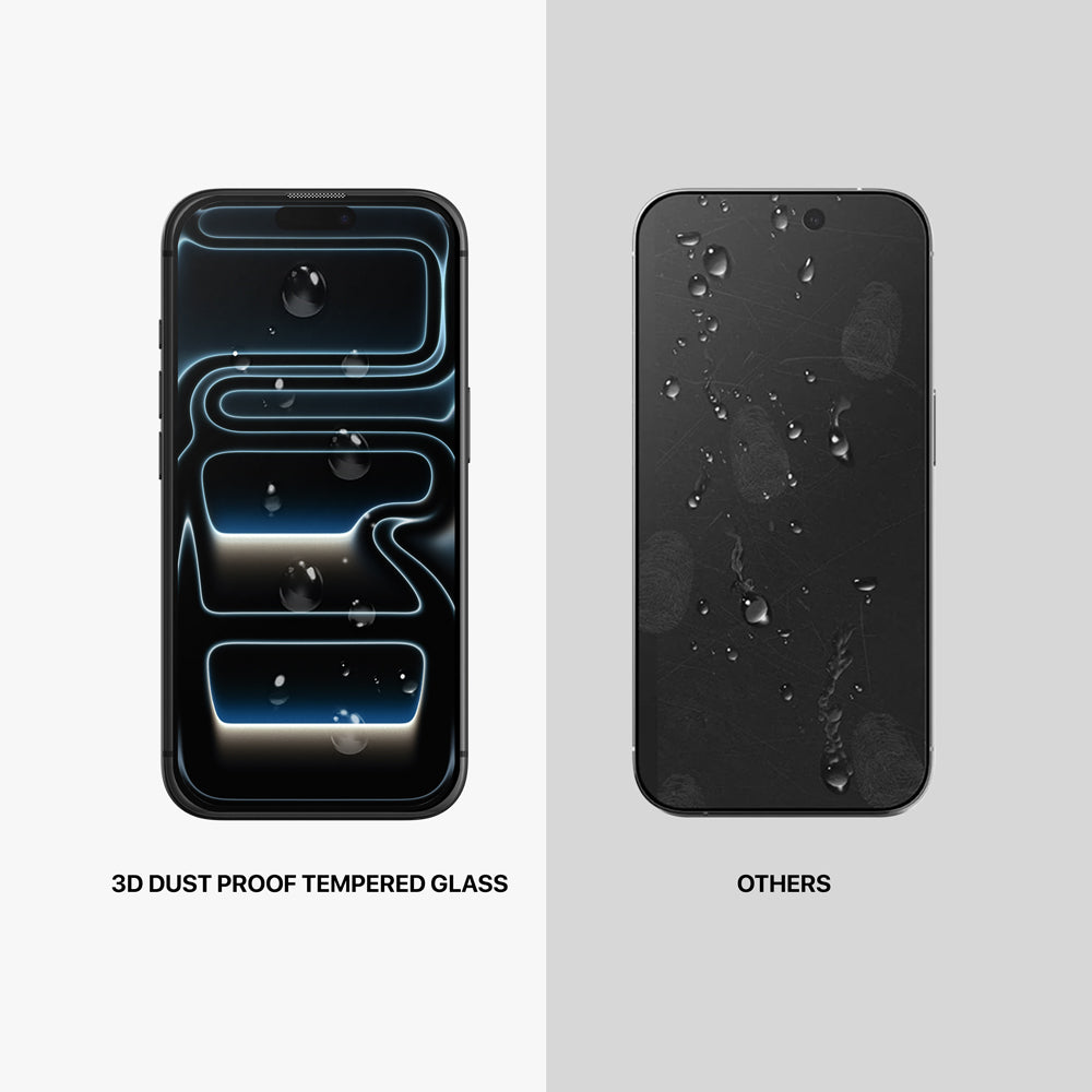 GRIPP Dust Proof 3D Tempered Glass for Apple iPhone 17 Pro